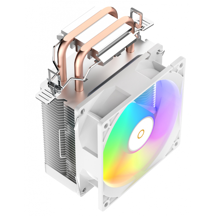 Кулер Ocypus Gamma A20 WH ARGB (92 мм, 2 тепловые трубки, TDP 100 Вт, 3‑pin, ARGB-подсветка)