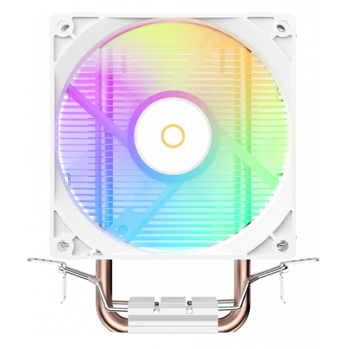 Кулер Ocypus Gamma A20 WH ARGB (92 мм, 2 тепловые трубки, TDP 100 Вт, 3‑pin, ARGB-подсветка)