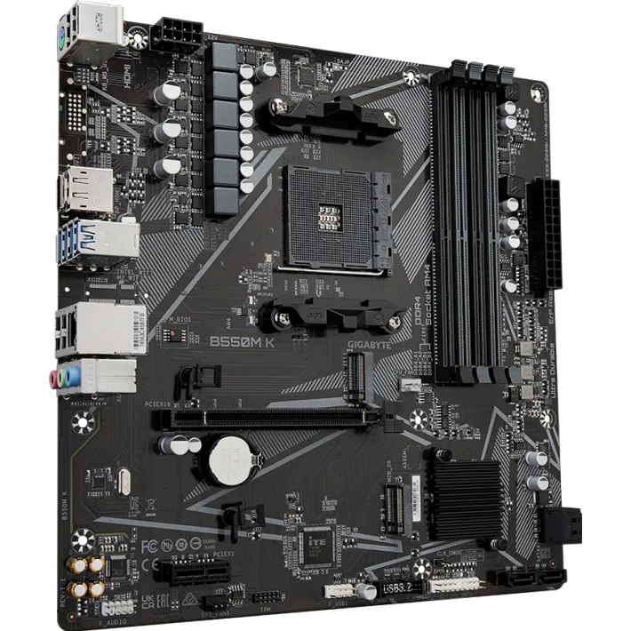 Материнская плата Gigabyte B550M K (V1.1) DDR4