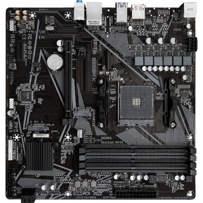 Материнская плата Gigabyte B550M K (V1.1) DDR4
