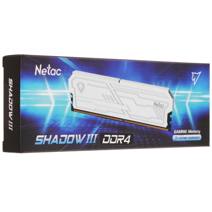 Оперативная память Netac Shadow III, DDR4, 8GB (1x8GB), 3200 MHz, CL16