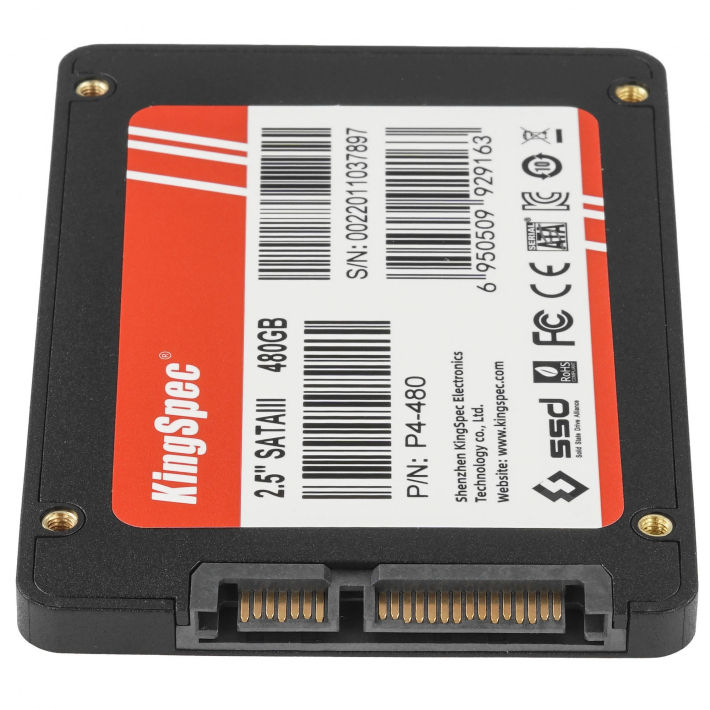 Накопитель SSD 2.5" KingSpec 480Gb P4 Series
