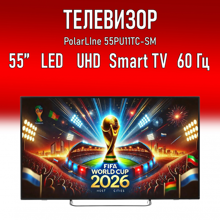 Телевизор PolarLine 55" 55PU11TC-SM