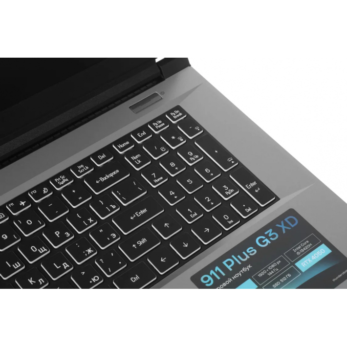 Ноутбук THUNDEROBOT 911 Plus G3 XD Intel Core i5 13420H/16Gb/SSD512Gb/RTX 4050 6Gb/17.3"/IPS