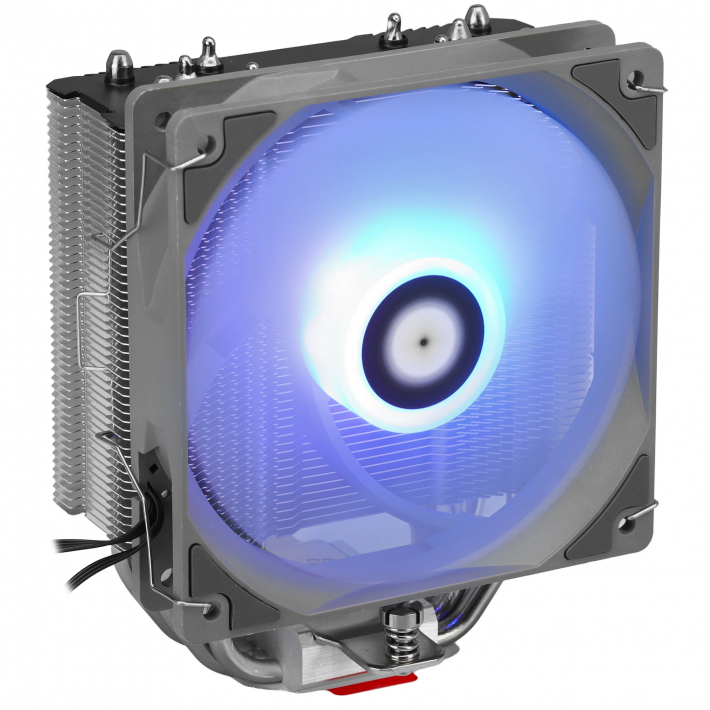 Кулер Thermalright Assassin King 120 SE ARGB (120 мм, алюминий+медь, ARGB-подсветка, LGA 1851/1700/1200/115x/AM5/AM4, TDP до 180 Вт, серебристый