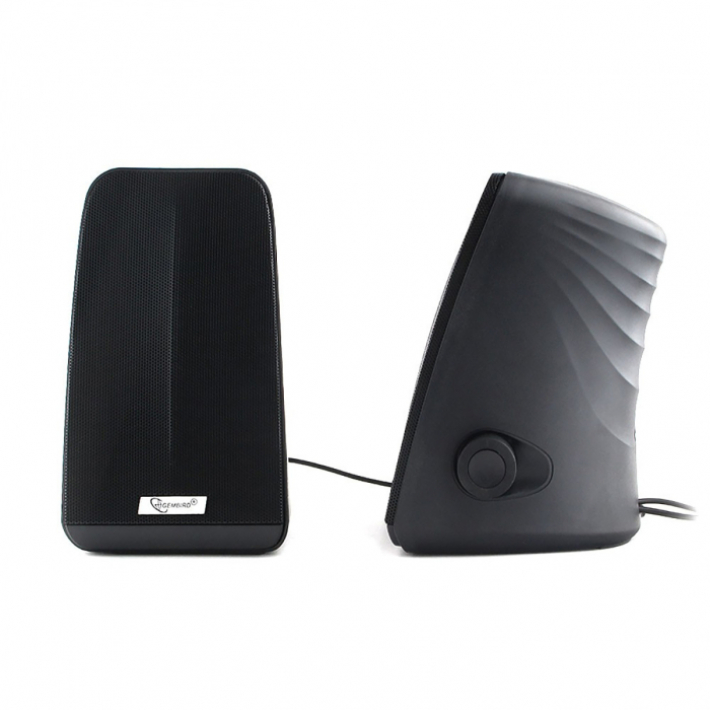Акустич. система 2.0 Gembird SPK-505, черный, 10 Вт, рег. громкости, USB-питание